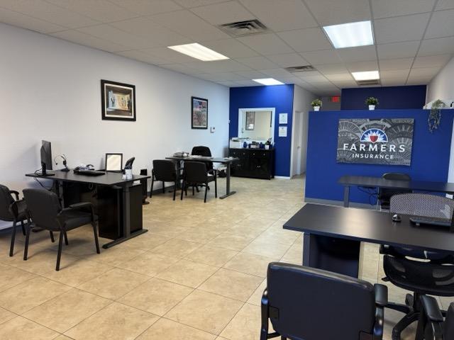 Interior of the Sandra Ortiz Agency office in Las Vegas